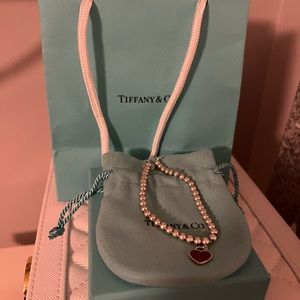 Tiffany &’ Co. Red Heart Tag bracelet